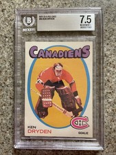 1971-72 O-Pee-Chee Ken Dryden #45 Rookie Card RC Graded BGS 7.5. rookie card picture