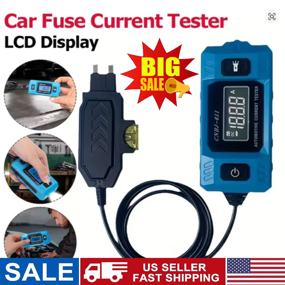 Digital LED Automotive Circuit Tester 12V For Fuse Box Current Testing