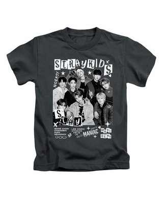 Stray Kids KPop Kinder T-Shirt Fun KPop inspiriert Kinder Oberteil Neu