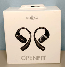 Shokz OpenFit Open-Ear Bluetooth True Wireless Earbuds Black -Sealed