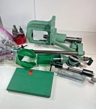 RCBS Rock Chucker Reloading Press w/ Dies, Powder Measure, Case Trimmer & More