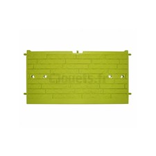 Mur de pierre vert pour Maison Smoby