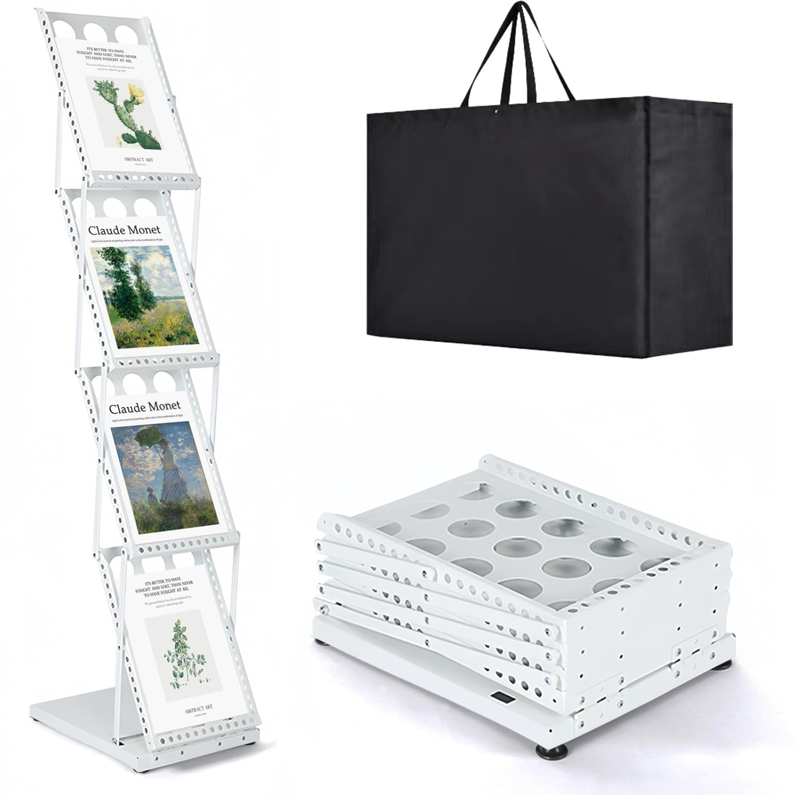 Estleys Trade Show Literature Stand Display Rack, Magazine Brochure Catalog Disp