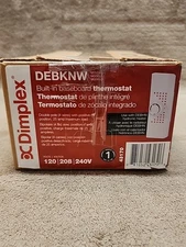 DC Dimplex EBKN Built In Baseboard Thermostat 25 Amp 125-240 Volts 60 Hz