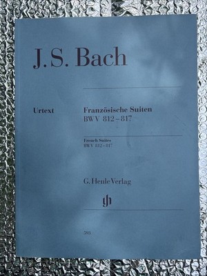 Bach French Suites BWV 812-817 G Henle Verlag Urtext