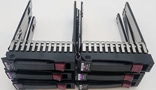 🔩 Lot of 6 HP 2.5" SAS/SATA Drive Trays Gen5 Gen6 Gen7 – 500223-001 508035-001