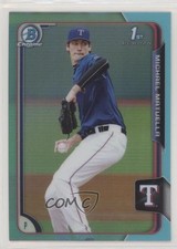 2015 Bowman Draft Chrome Sky Blue Refractor Michael Matuella #70 11pj