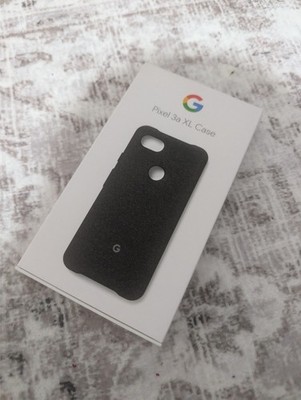 Google Pixel 3a XL Fabric Case Official Original Google Cover Schwarz Neu