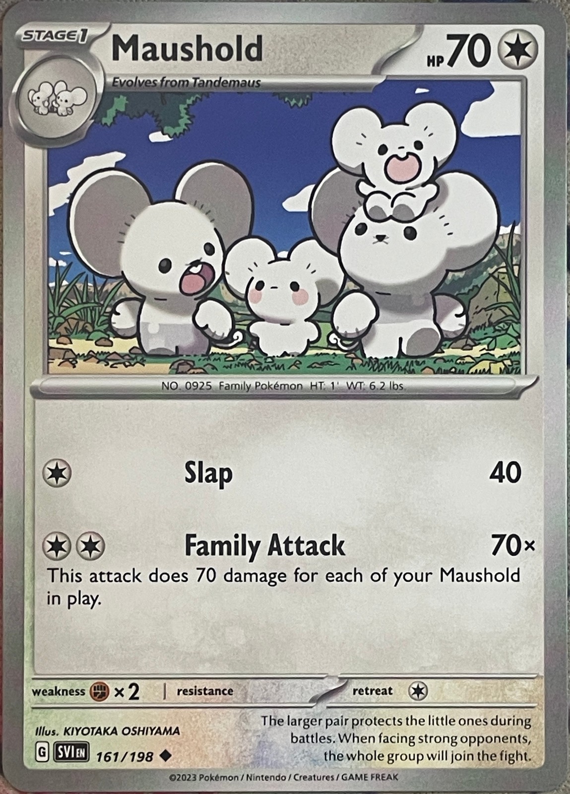 Maushold - 161/198 - Scarlet & Violet Base Pokemon 2023