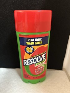 Resolve Spray 'N Wash Stain Stick Laundry Pre-Treater Spot Remover 3 oz Read