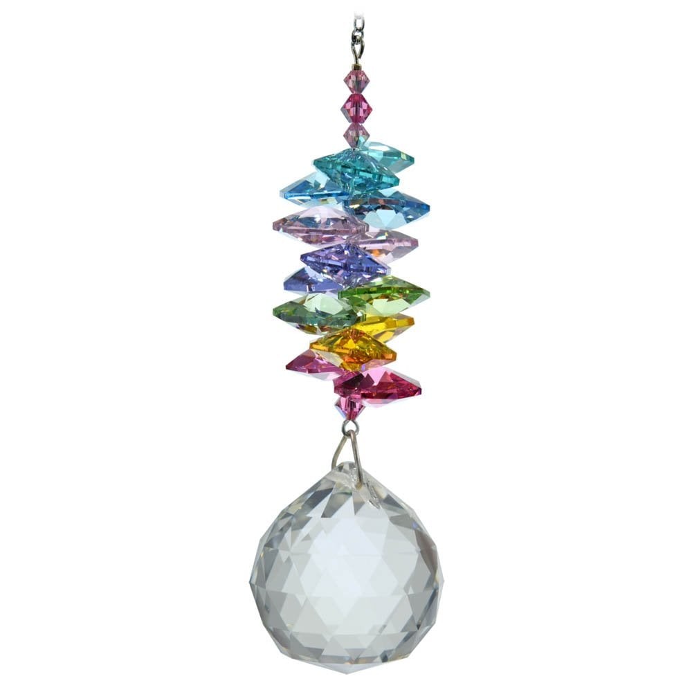 Wild Things Gifts Large Cascade 30mm Ball Confetti Suncatcher