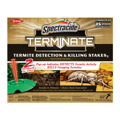 #ad #ad Terminate Termite Detection and Killing Stakes 15 Counts Install in Ground Home $49.98