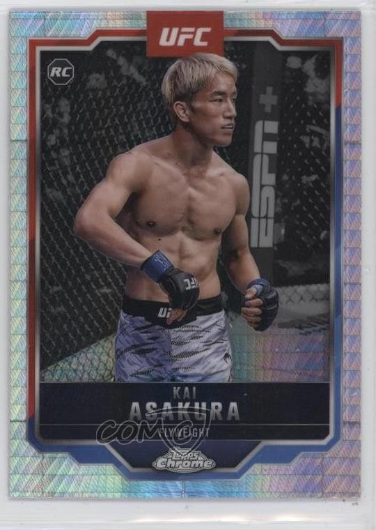 2025 Topps Chrome UFC Prism Refractor Kai Asakura #161 Rookie RC 1d2q