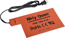 8.2 X 5.5 Inches Automotive Silicone Battery Pad,Silicone Battery Heater Pad wit