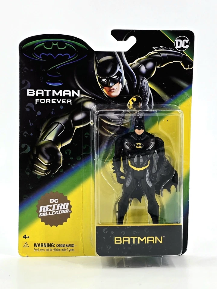 JUEGO DE 4 FIGURAS BATMAN Forever DC Colección Retro Batman ROBIN RIDDLER TWOFACE Foto 2 de 4