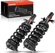 Front Complete Struts Pair 2007-15 Infiniti G25 G35 G37 Q40 AWD Coil Spring 2PC