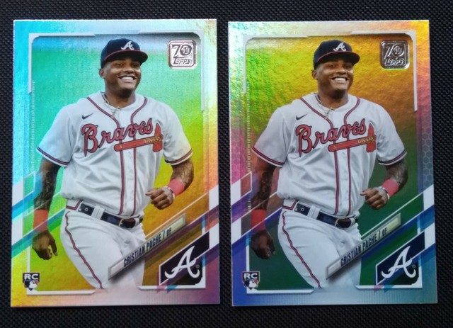 2021 Topps Series 1 CRISTIAN PACHE Silver Rainbow Foil Rookie Card 187 