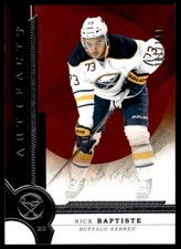 2016-17 Upper Deck Artifacts Rookie Nick Baptiste /799 Buffalo Sabres #RED184