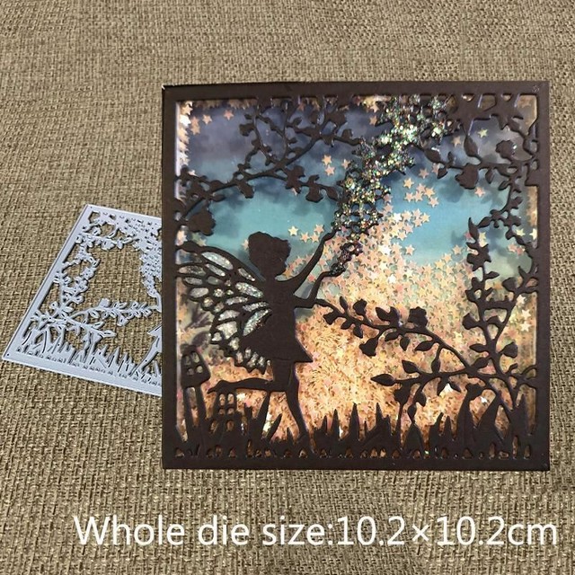 1 Pc Square fairy jungle grass background Craft Metal Cutting Dies Scrapbooking 1 Pc Square fairy jungle grass background Craft Metal Cutting Dies Scrapbooking