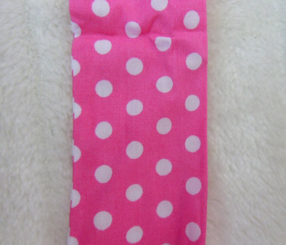 Bandeau foulard cheveux rigide cordon maléable tissu rose petit pois blancs rock | eBay
