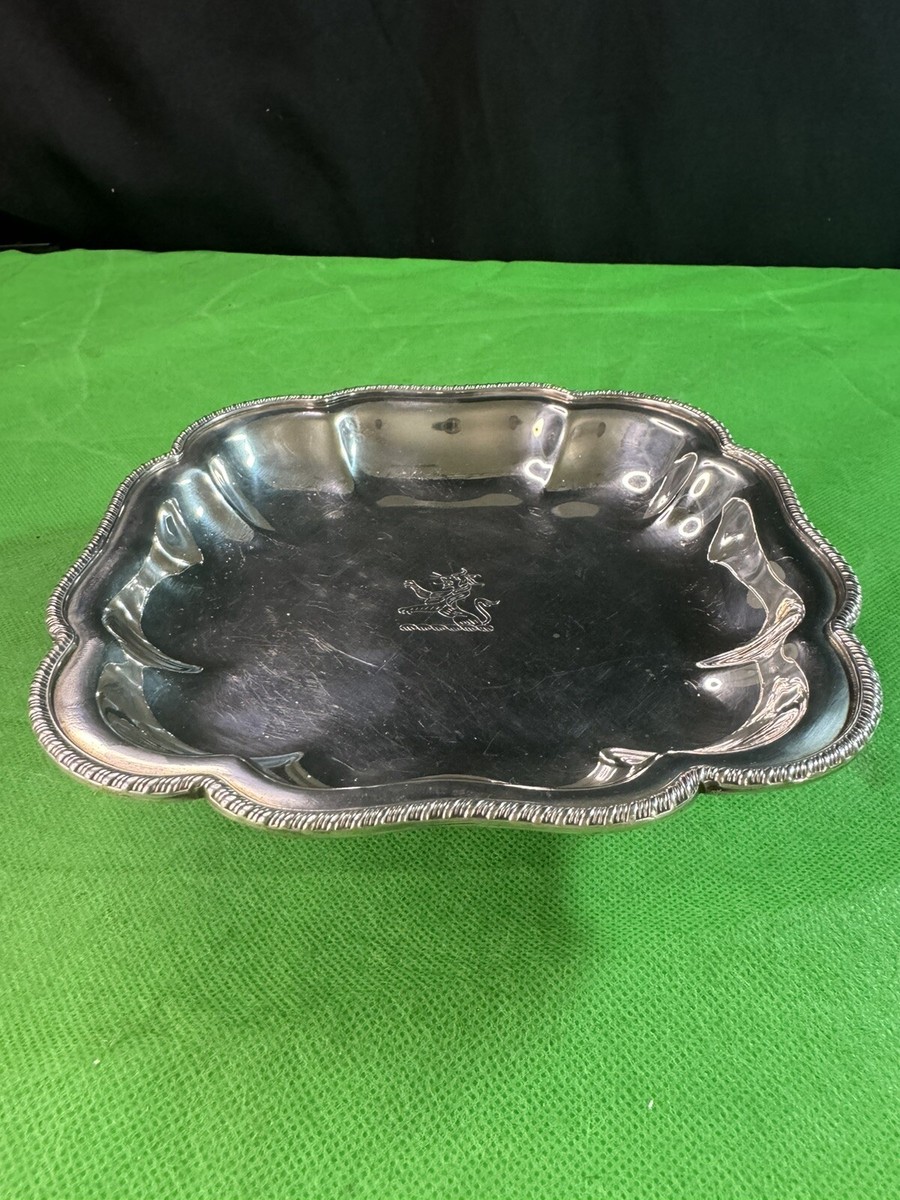 Vintage Prill Silver Silver-Plated Serving Dish – 7” Wide