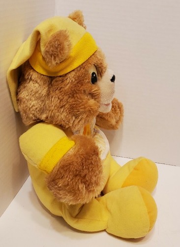 Peluche Ruxpin amarillo vintage MUY RARO OSO Nighty Lite 1985 Worlds of Wonder - Imagen 5 de 6