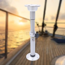 28" Adjustable Table Pedestal Stand Table Legs Table Base for RV Marine Boat
