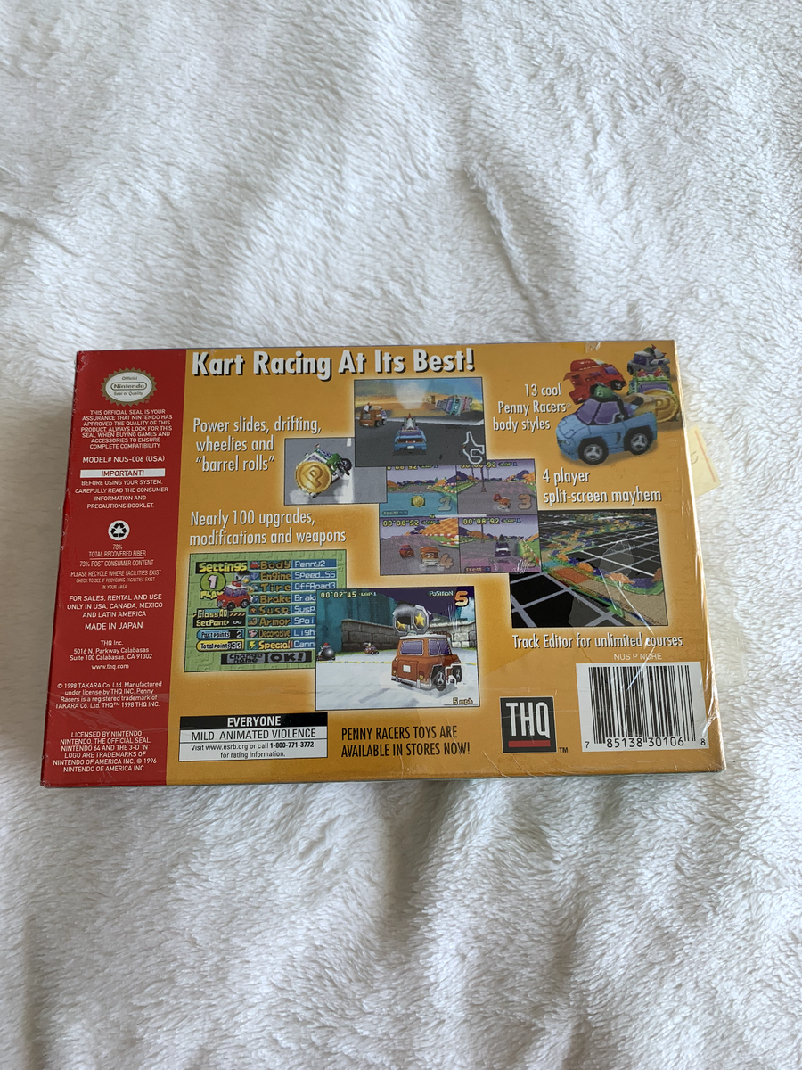 NINTENDO 64 - N64★PENNY RACERS 海外版 端子清掃済み N64☆PENNY RACERS 海外版 端子清掃済み