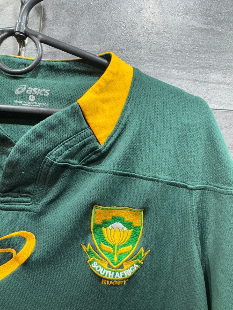 South Africa Home Rugby Shirt 2014/2015 Asics Jersey Springboks
