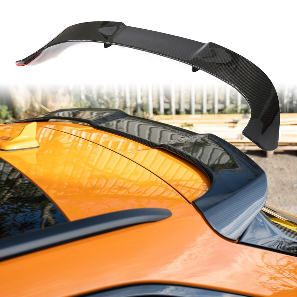 Fit For Audi RS6 Avant C8 Wagon 2019-22 Dry Carbon Fiber Rear Roof Spoiler Wing