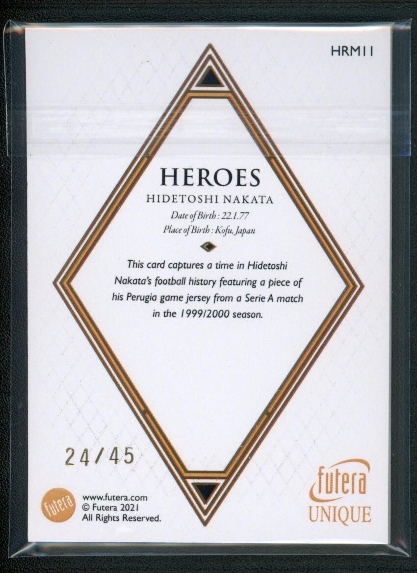 2021-22 Futera Unique World Football - Heroes Relics 2021-22 Futera Unique World Football - Heroes Relics