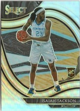 2021-22 Panini Select Isaiah Jackson Silver Prizm SP RC Los Angeles Lakers