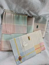 9 Stofftaschent&uuml;cher f&uuml;r Damen, neu, Baumwolle, 28x28 cm, neu, teilweise OVP