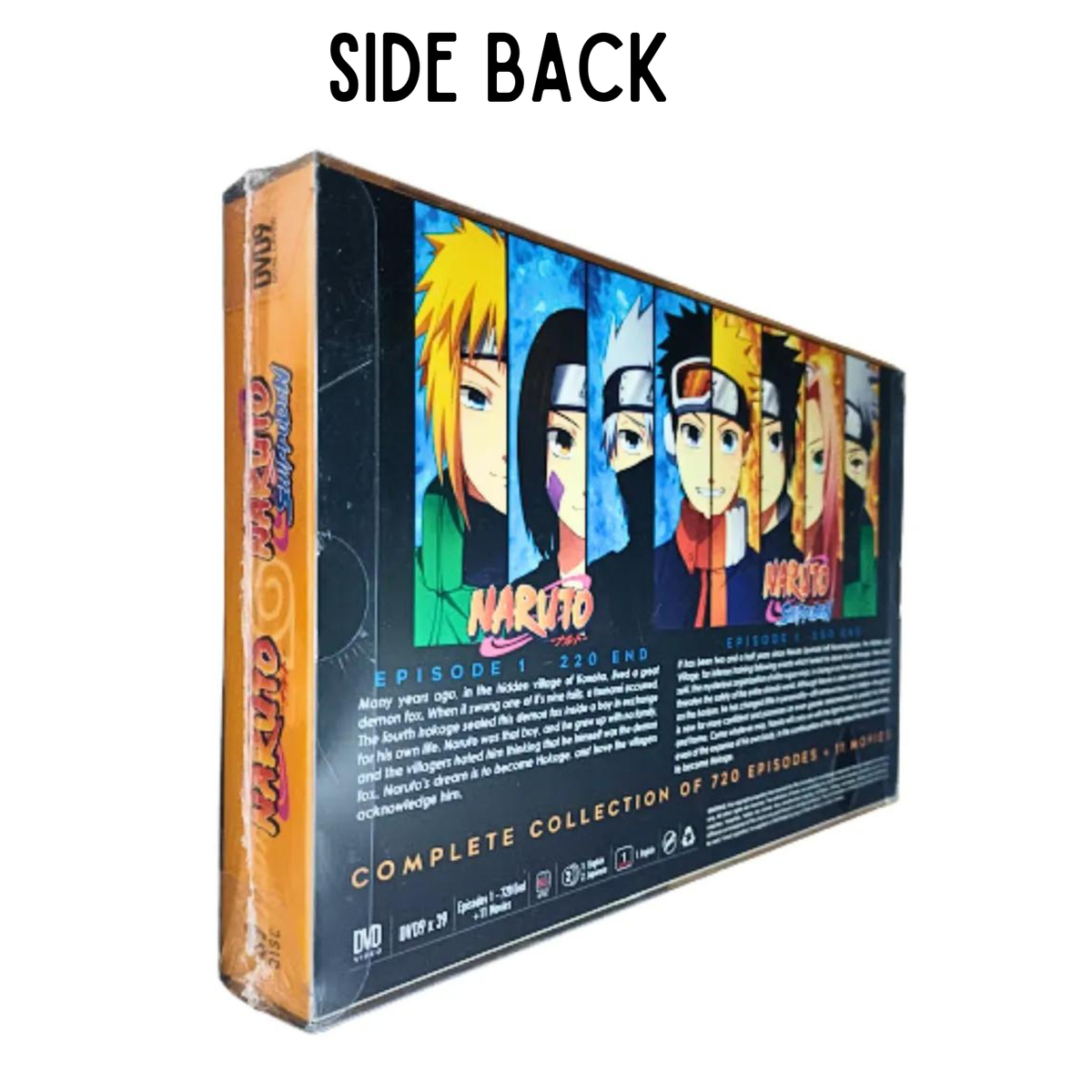 DVD Anime Naruto Shippuden Complete TV Series Vol.1-720 End Free