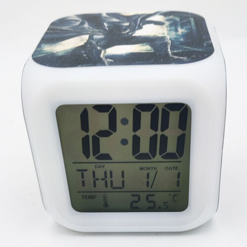 Batman 7 Color Changing Night Light Digital Alarm Clock #04 - Picture 2 of 5