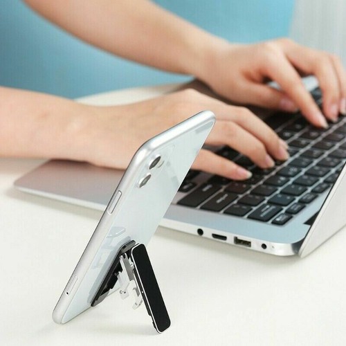 Soporte universal ultra delgado ajustable de aluminio portátil para teléfono celular - Imagen 3 de 15