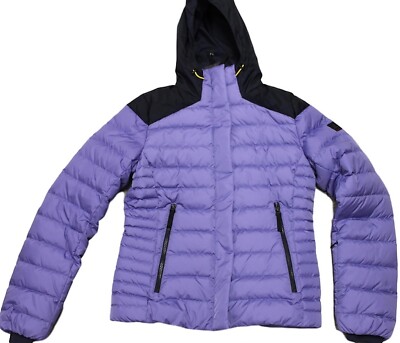 Bogner Fire + Ice Women's Ski Jacket Abela Purple Blue Black S 36