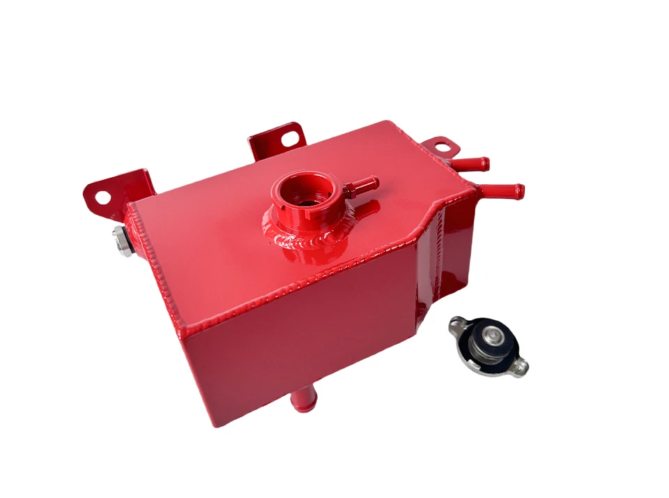 Tanque de desbordamiento de expansión de refrigerante de aluminio para 06-15 Mazda MX5 y Miata MK3 y NC Foto 2 de 4