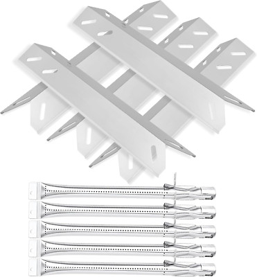 BBQ Heat Shield Plates Burner Tubes for Cuisinart Expert Grill Replacement Parts