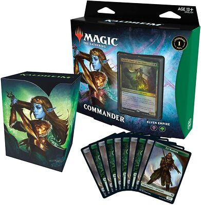 #ad #ad Magic The Gathering Kaldheim Commander Deck Elven Empire NEW MTG TCG $149.99