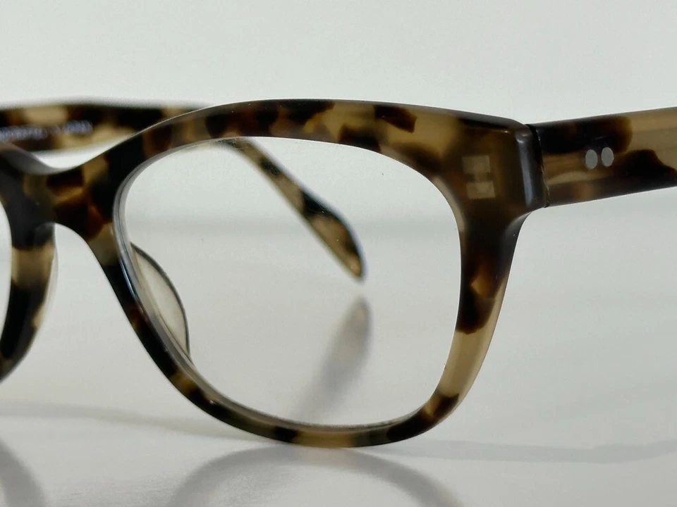 Salt Tish BH 猫眼哈瓦那棕色眼镜日本光学镜框 48-16-140 — 第 4/4 张图片