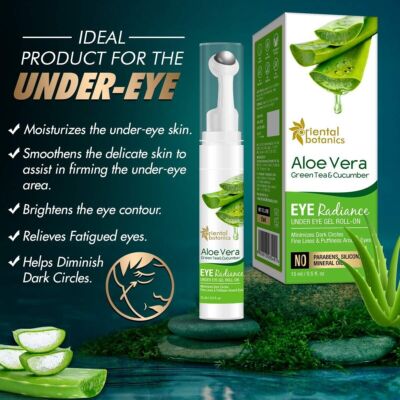 Eye Radiance Under Eye Gel Roll-on Reduces Puffiness Dark Circles 15ml
