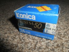 Konica IMPRESA 50 Professional 24/135 Color ISO 50 35mm Film Expired 04/1997