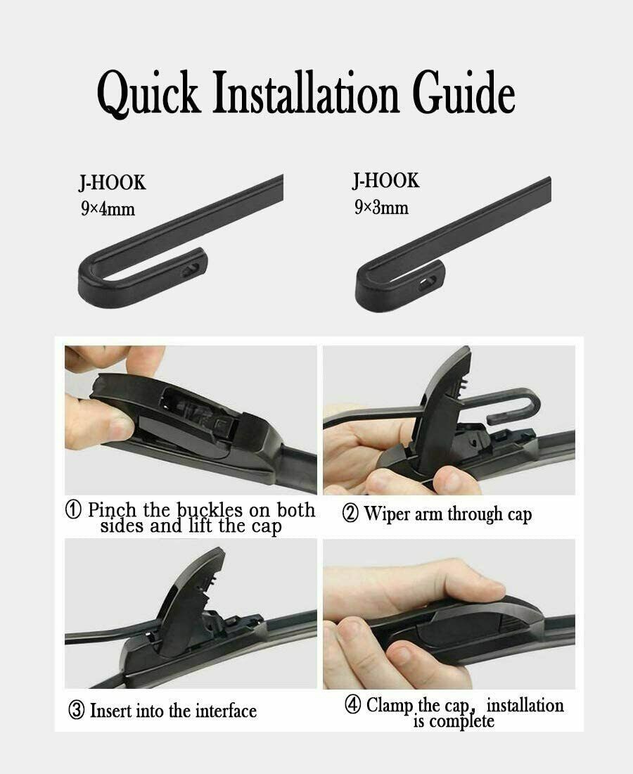 Wiper Blades 2Pack Premium Fit for GMC Acadia 20172020 eBay