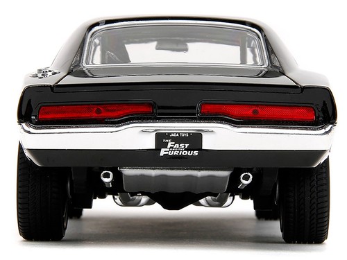DOM'S DODGE CHARGER R/T BLACK "FAST & FURIOUS" 1/24 DIECAST MODEL BY JADA 33721 - Picture 11 of 11