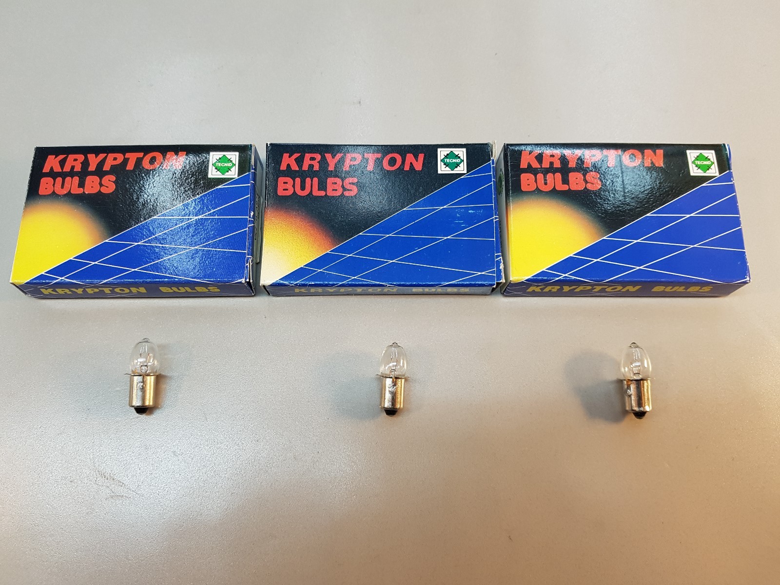 LAMPADINA KRYPTON TECNID 0,75A 2,4V / 3,6V / 4,8V (prezzo per cadauna lampadina)