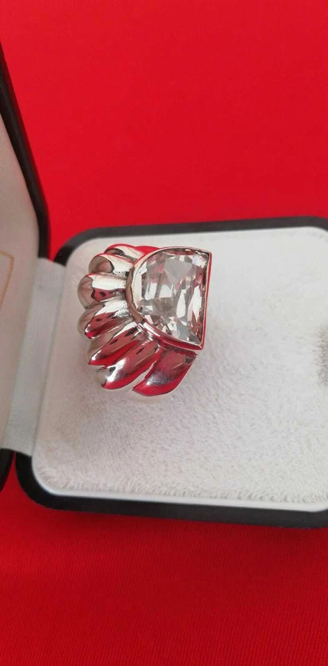 ANELLO - DONNA - ARGENTO 925 CON ZIRCONE CENTRALE - Immagine 4 di 4