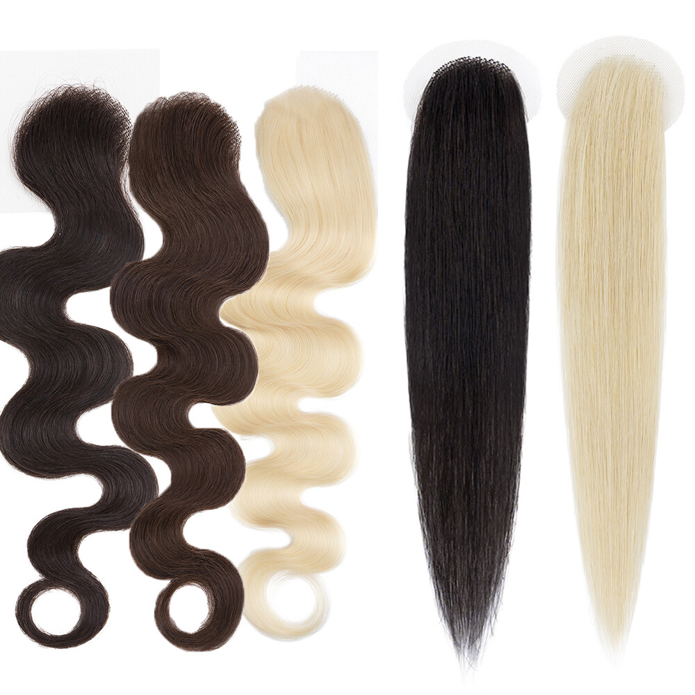 Cover-up Hair Patches Piece Remy Human Hair Topper Reaplcement Systems Hairpiece-image