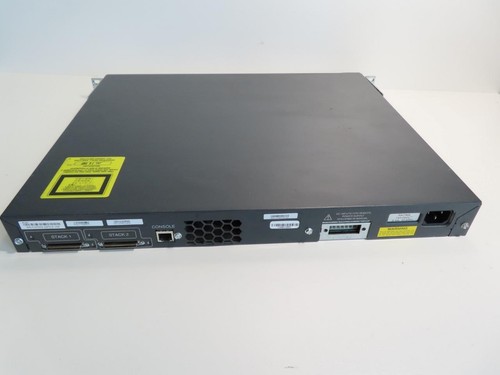 CISCO WS-C3750G-24PS-E 24 PORT POE GIGABIT SWITCH - Picture 6 of 10