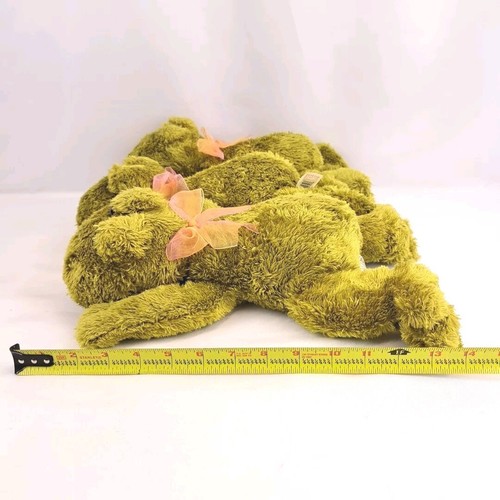 Lot Of 3 Dan Dee Choice Plush Frog Green Collectors Stuffed Animal Soft Floppy - Picture 9 of 14
